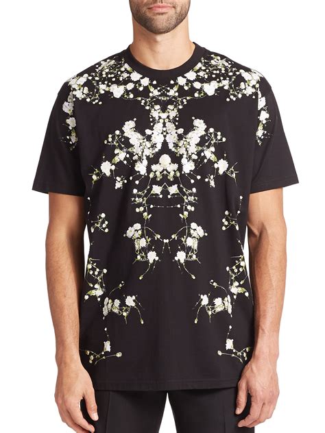 givenchy floral tee|givenchy tee for men.